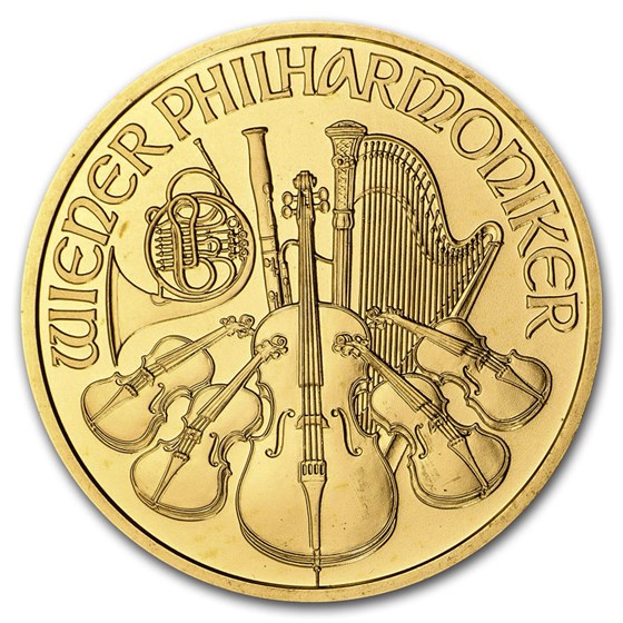 1998 Austria 1 oz Gold Philharmonic BU 1998 Austria 1 oz Gold Philharmonic BU